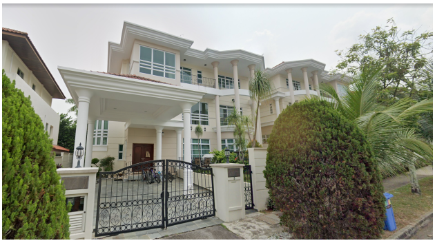 A shot of a bungalow
