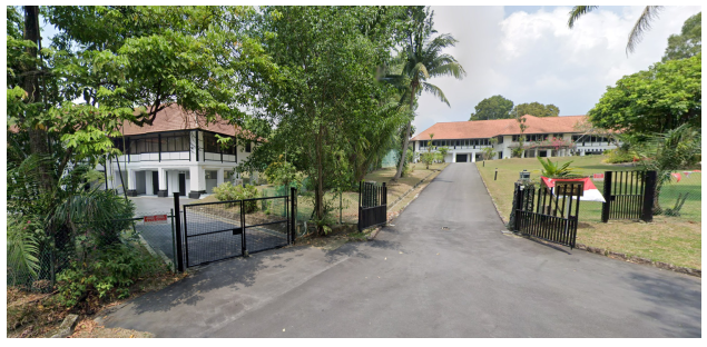 A shot of another colonial house